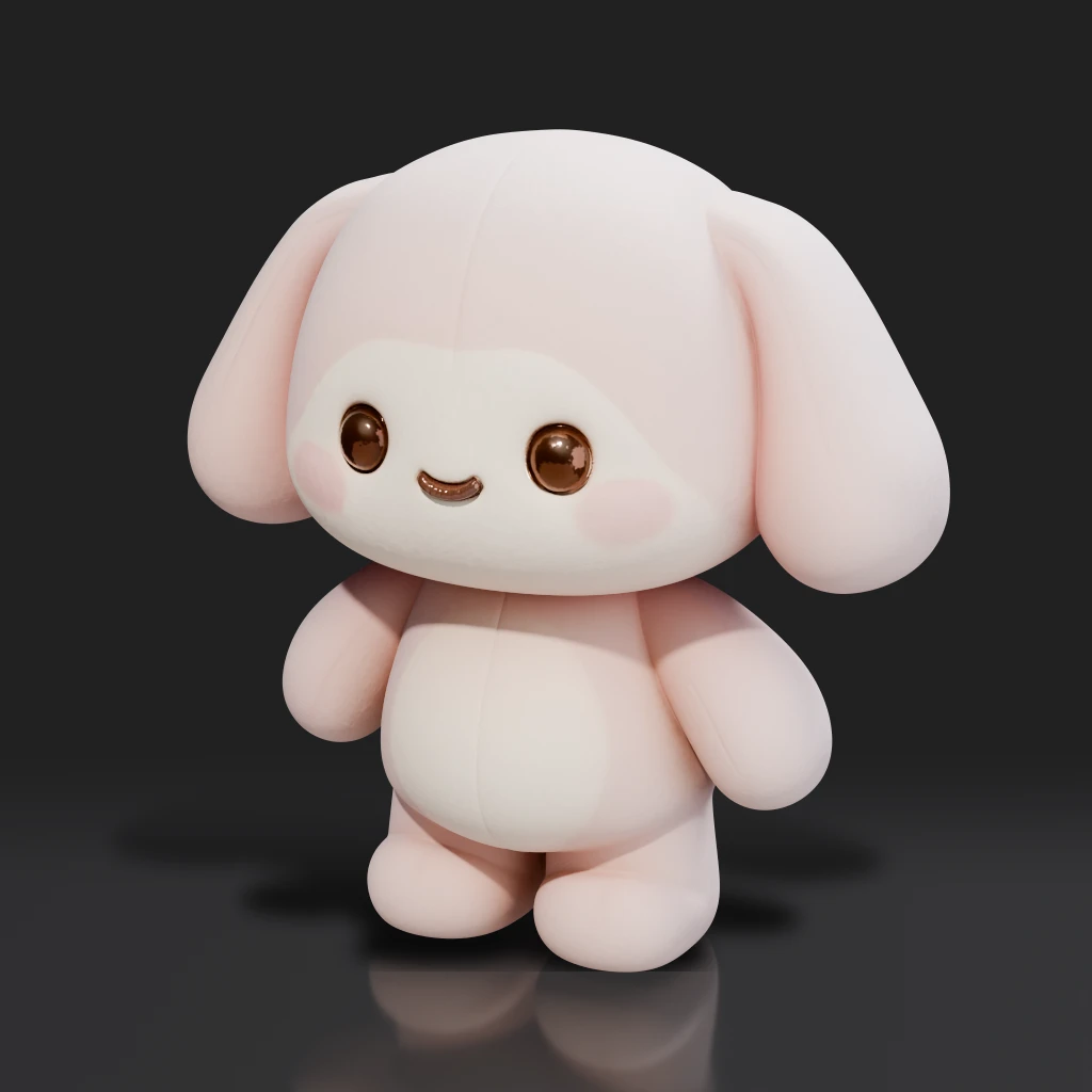 Cute Pastel Plush Toy