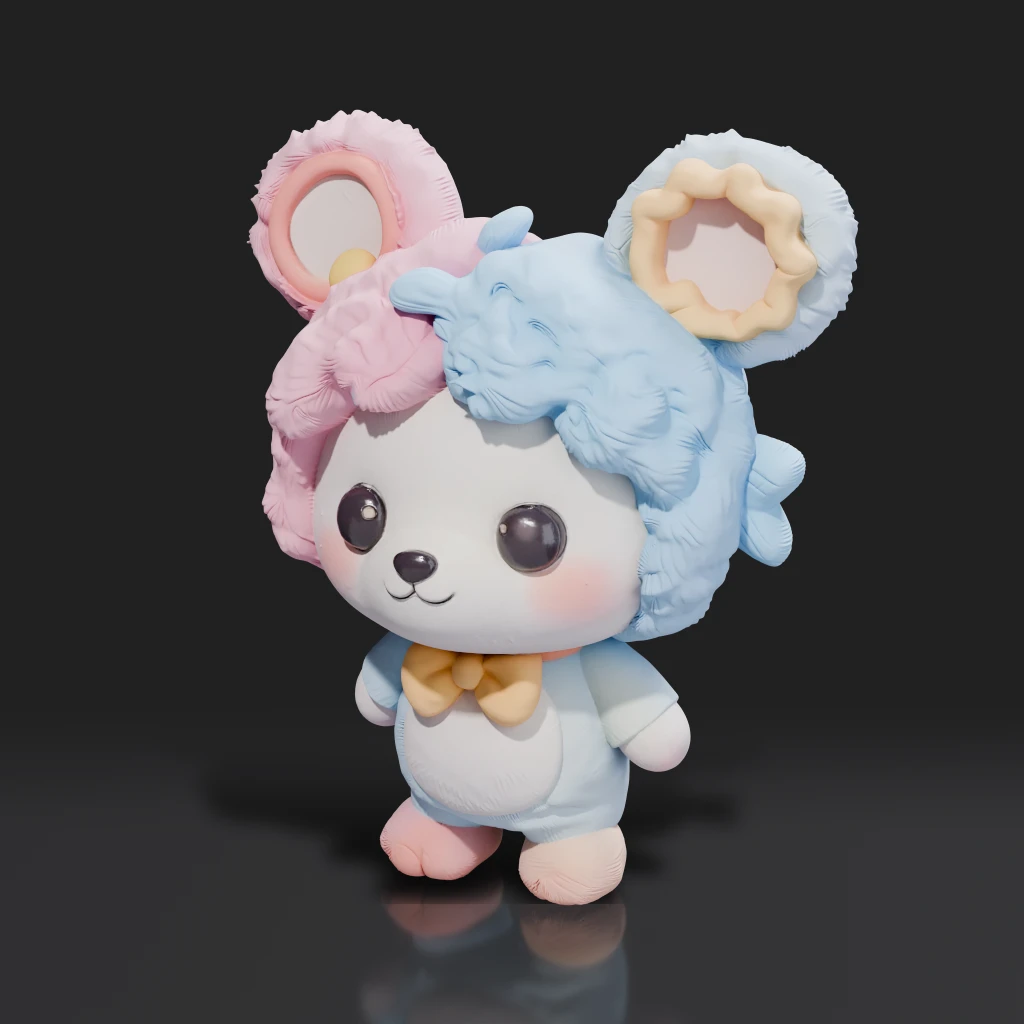 Cute Pastel Plush Toy