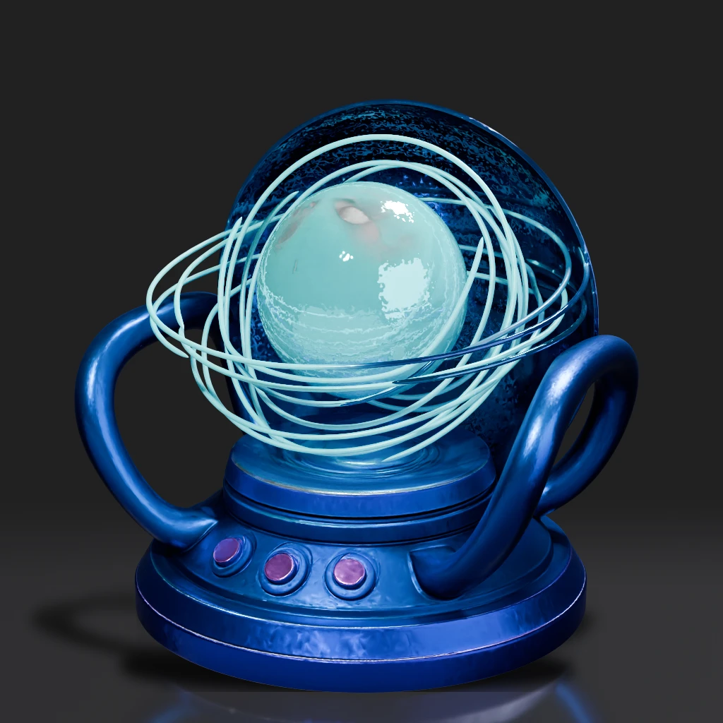 Sci-Fi Energy Orb Device