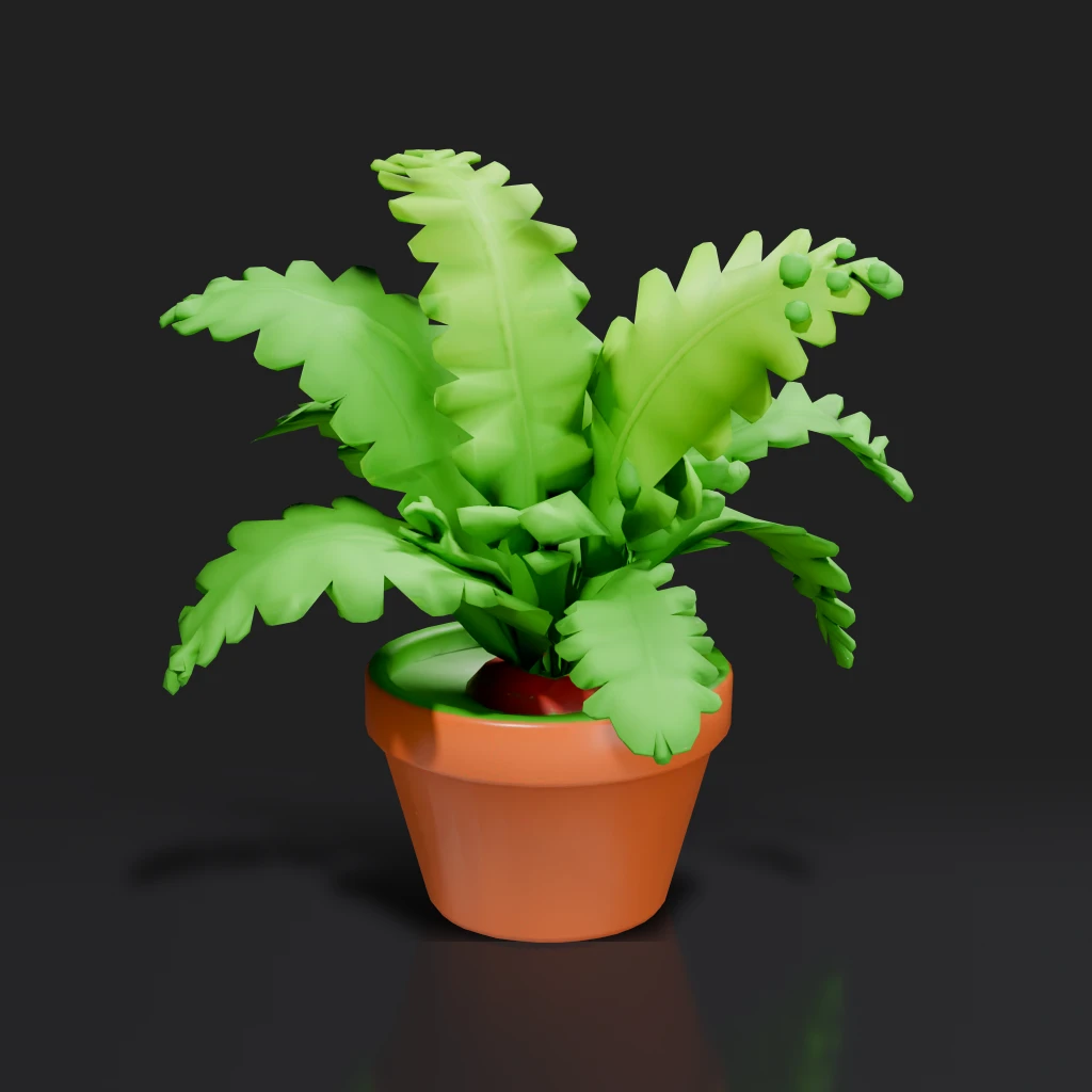 Potted Fern Plant