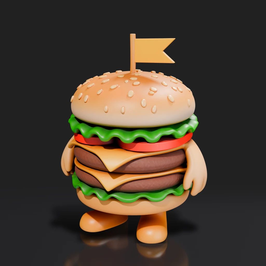 Stylish Hamburger