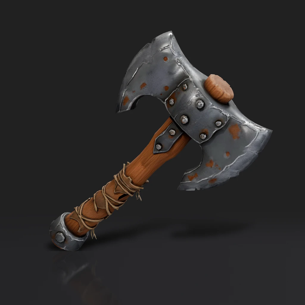 Double Bladed Battle Axe