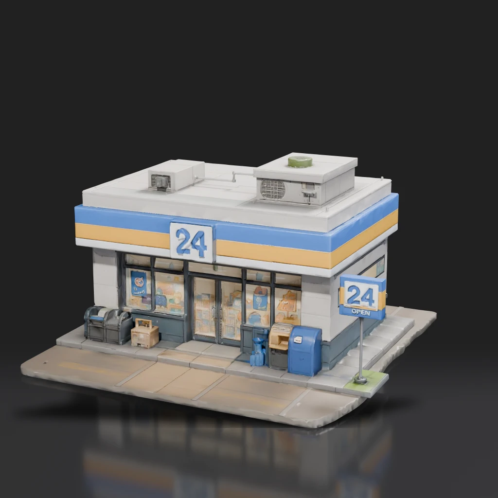 Small Convenience Store Building