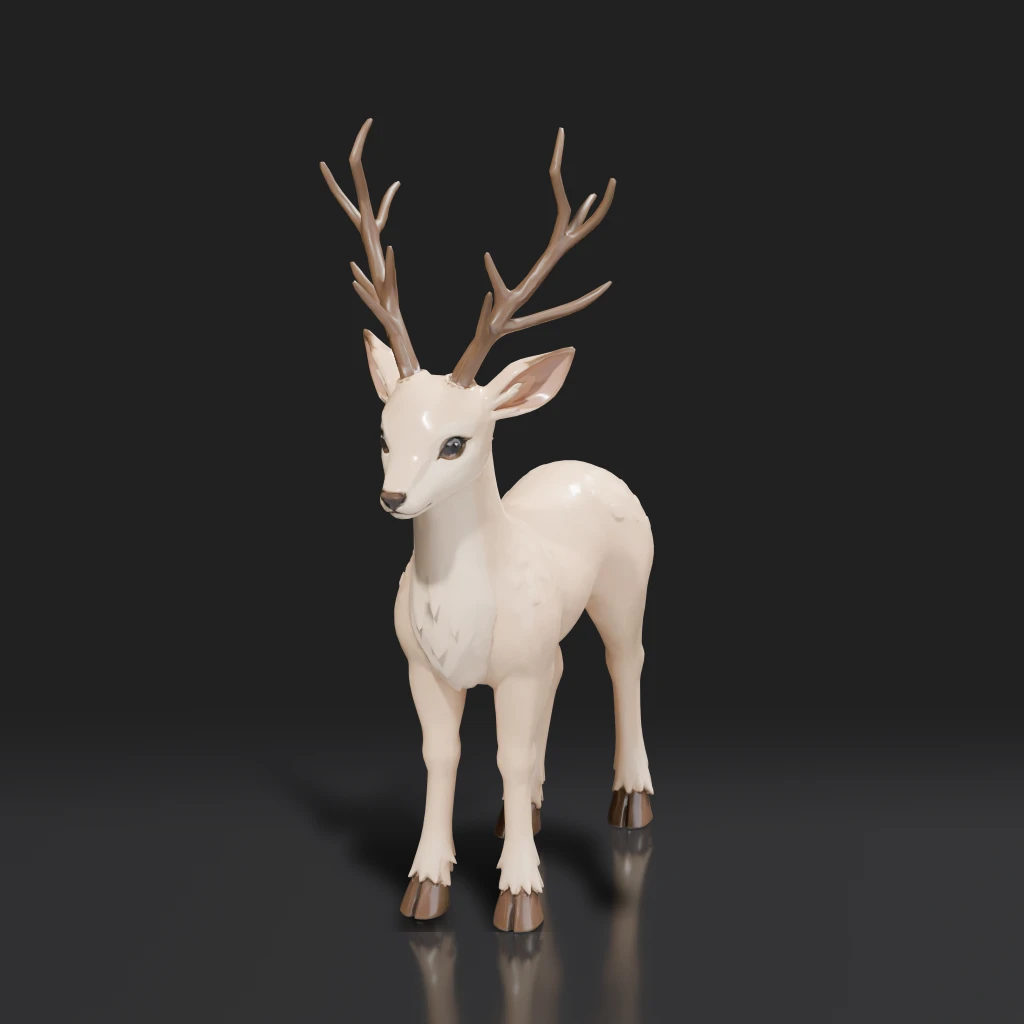 Cute Cartoon Deer