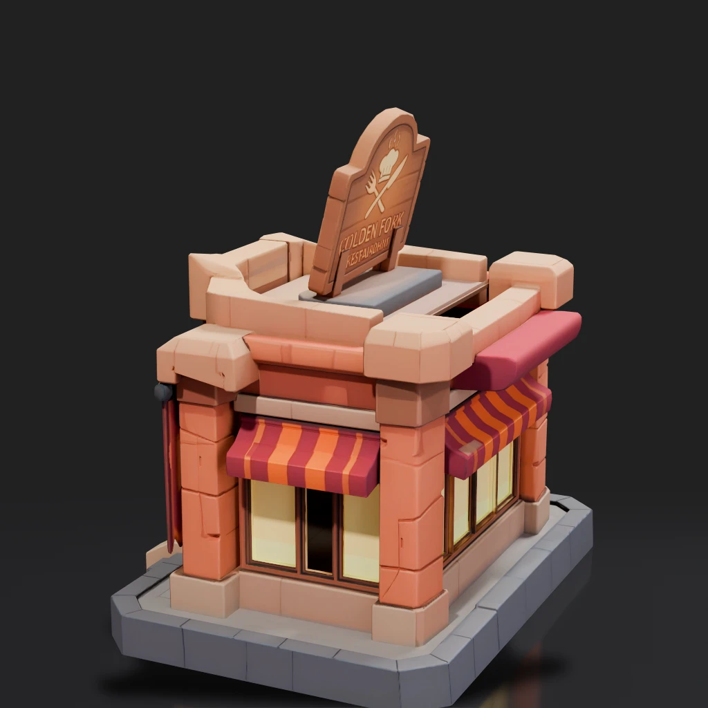 Golden Fork Restaurant Building