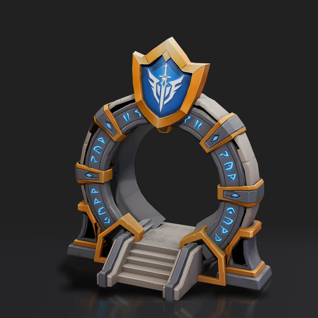 Fantasy Stone Archway Portal