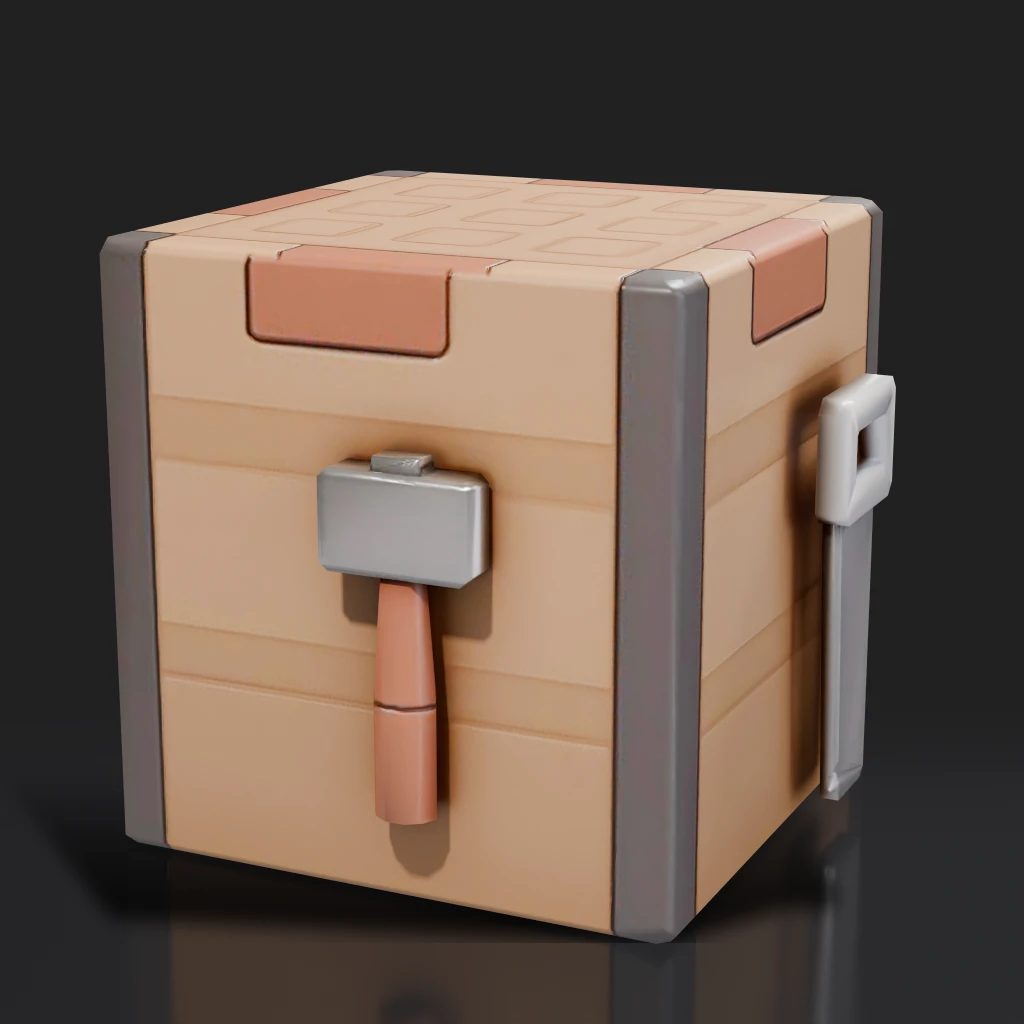 Crafting Table With Tools