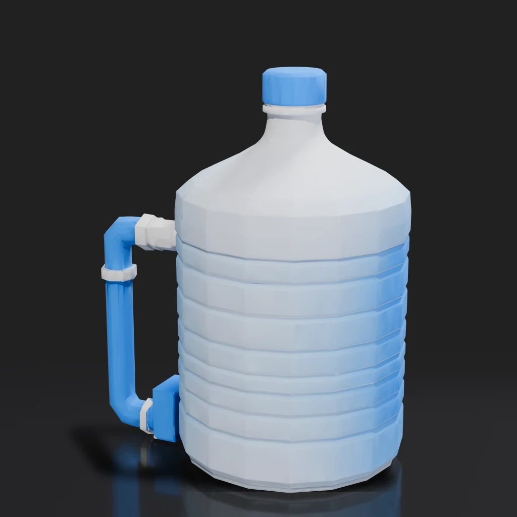 Low Poly Water Tank