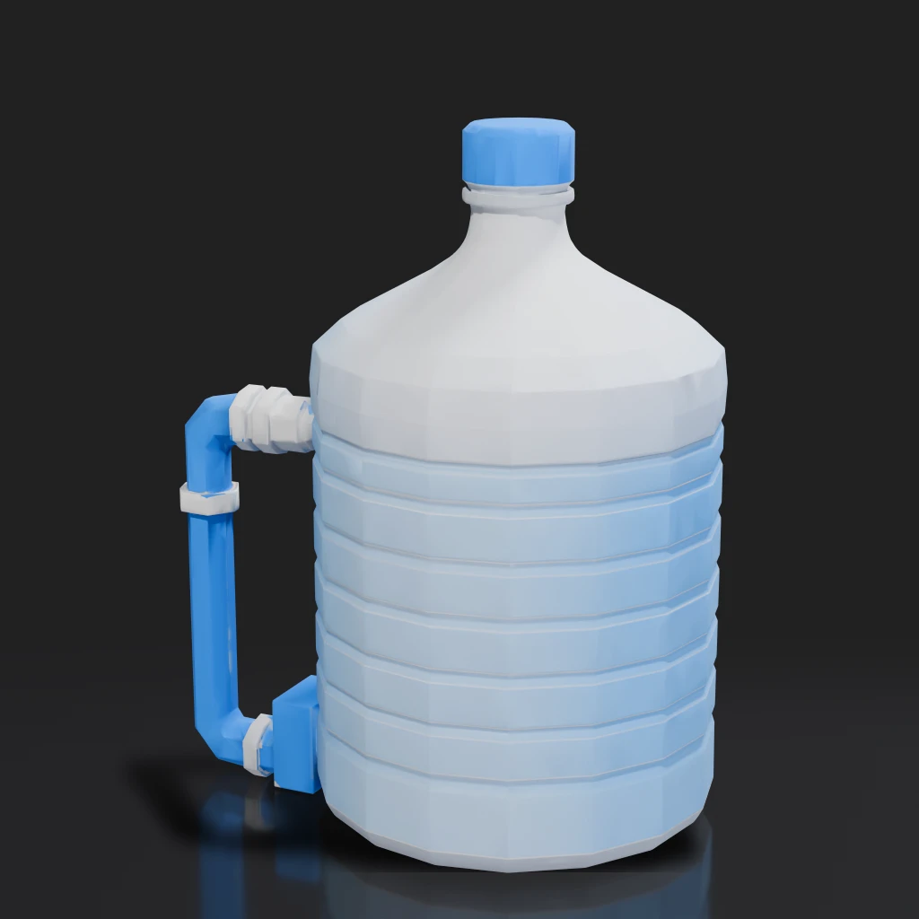 Low Poly Water Tank