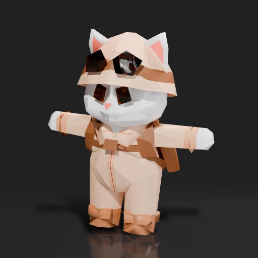Explorer Cat Character