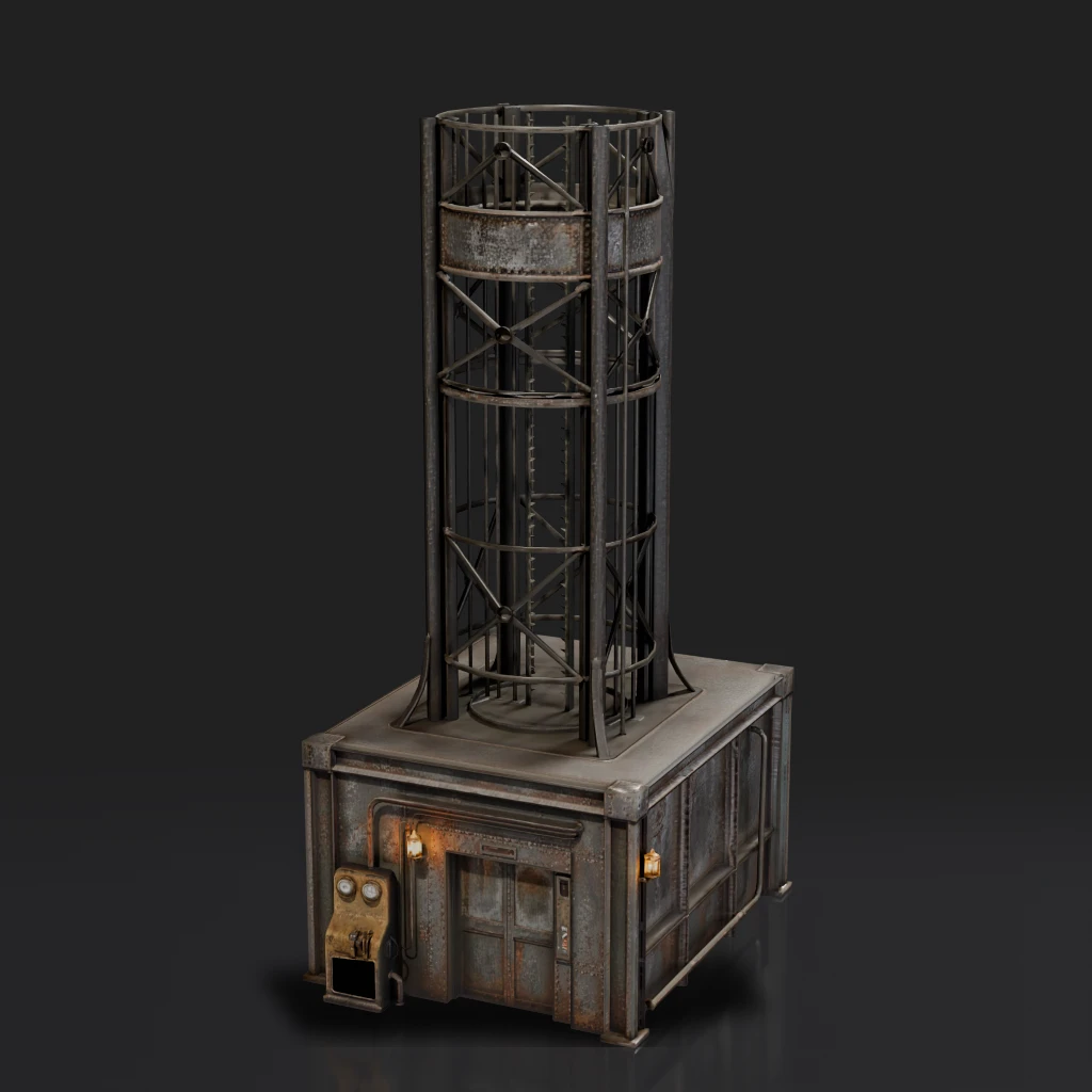 Industrial Elevator Shaft Base