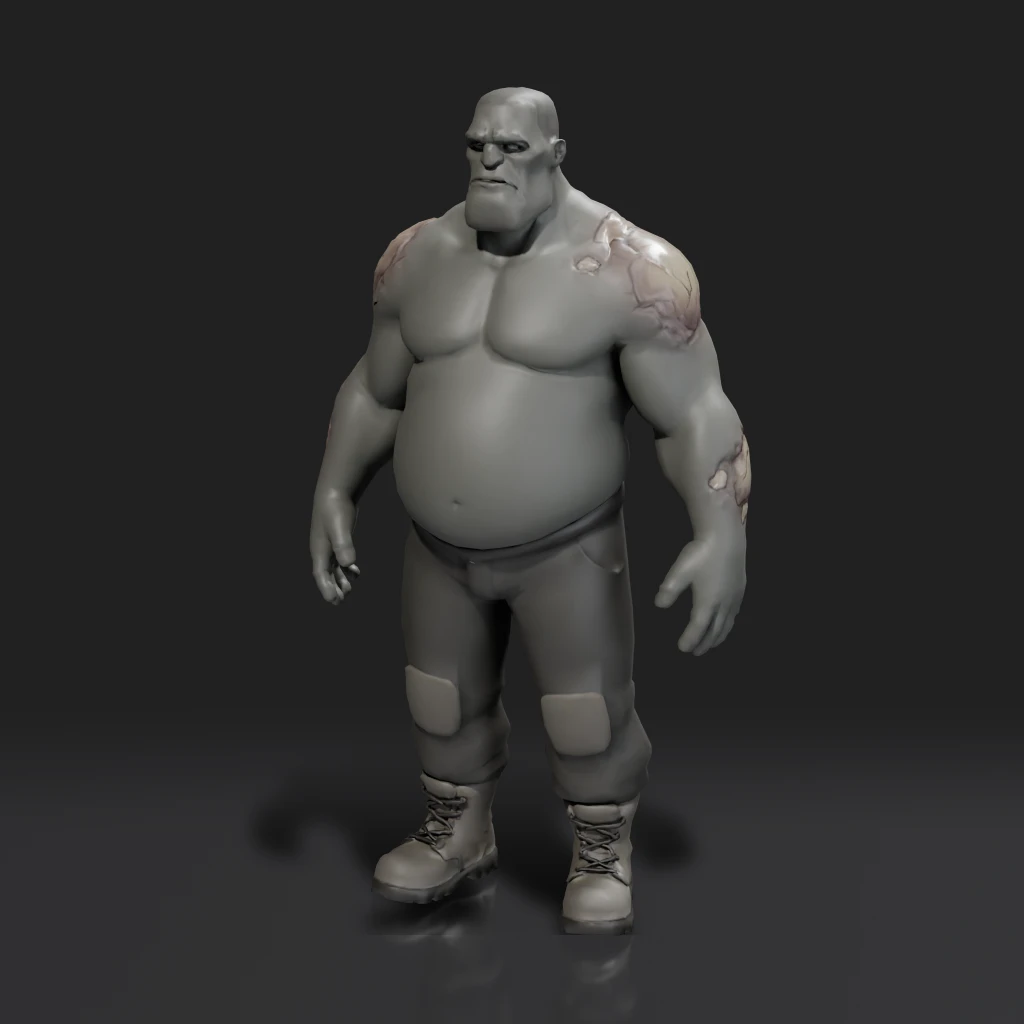 Big Zombie Man Character