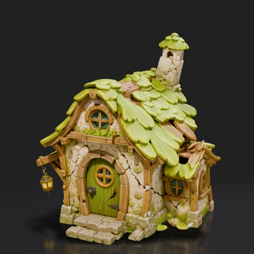 Fantasy Stone Cottage