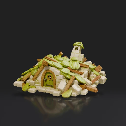 Fantasy Stone Hobbit House