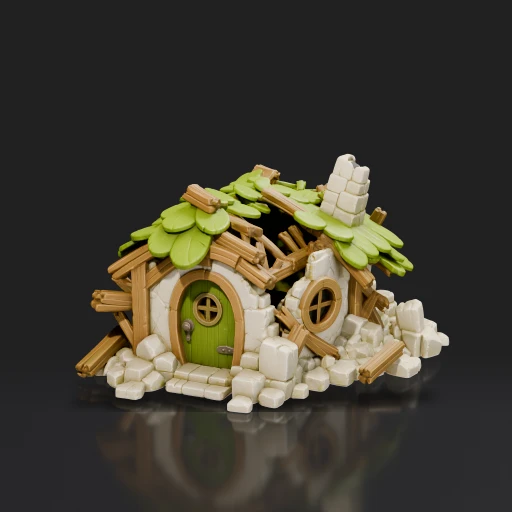 Destroyed Hobbit House